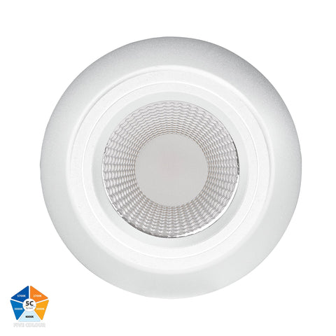 Nella White 12w Surface Mounted LED Downlight - HV5849S-WHT