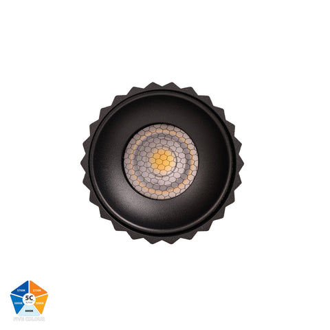 Nella White 7w Surface Mounted LED Downlight - HV5851S-BLK-12V