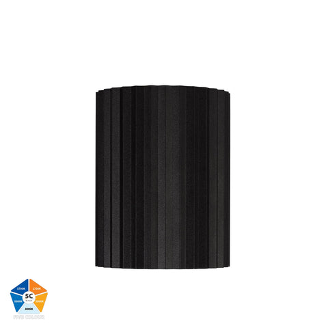 Nella Black 12w Surface Mounted LED Downlight - HV5852S-BLK-12V