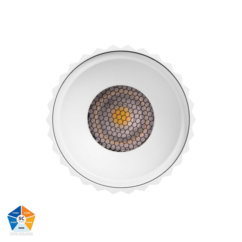 Nella White 12w Surface Mounted LED Downlight - HV5852S-WHT