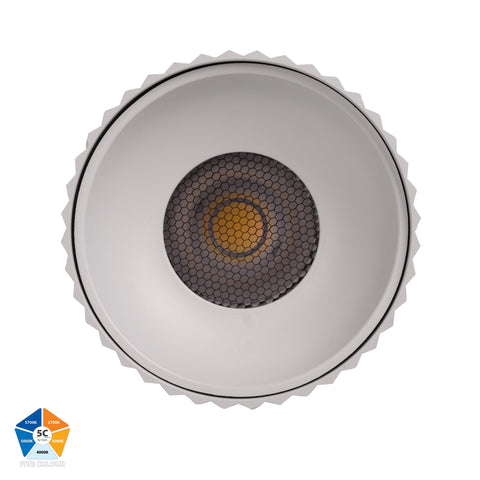 Nella White 24w Surface Mounted LED Downlight - HV5854S-WHT