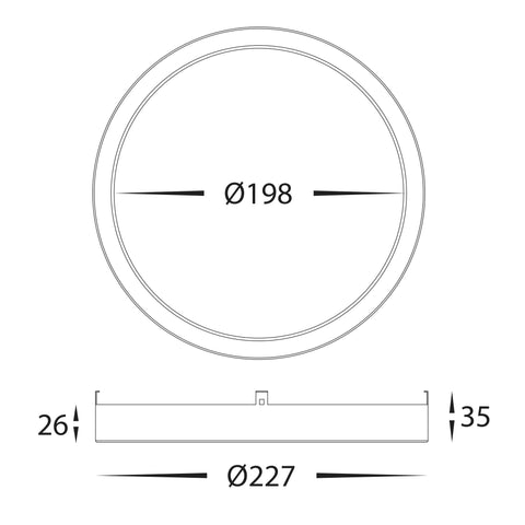 Auster Black Trim to suit HV5863S-WHT - HV5863-1-BLK