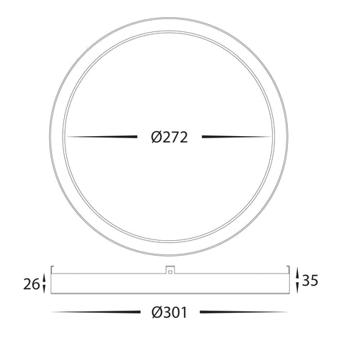 Auster Black Trim to suit HV5864S-WHT - HV5864-1-BLK