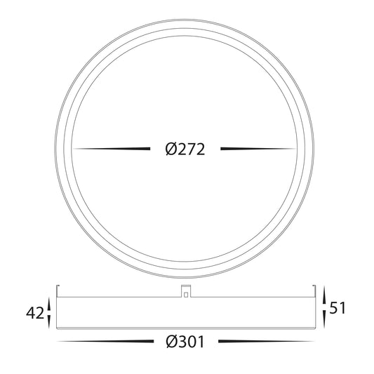 Auster Black & Gold Trim to suit HV5864S-WHT - HV5864-2-BLKGLD