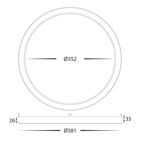 Auster Gold Trim to suit HV5865S-WHT - HV5865-1-GLD