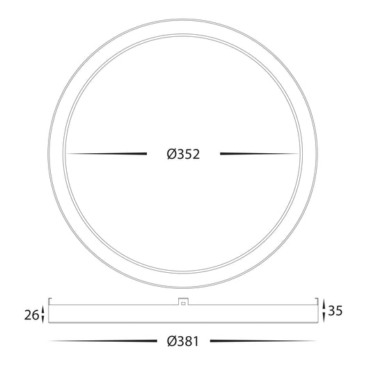 Auster Black Trim to suit HV5865S-WHT - HV5865-1-BLK