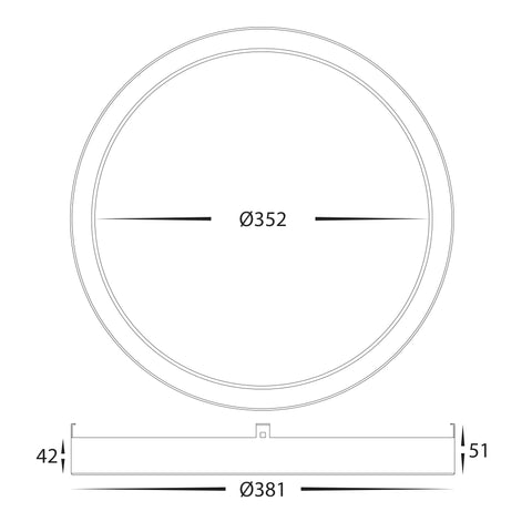 Auster Black & Gold Trim to suit HV5865S-WHT - HV5865-2-BLKGLD