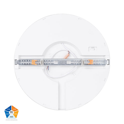 Auster White 36w LED Ceiling Mounted Oyster Light - HV5865S-WHT