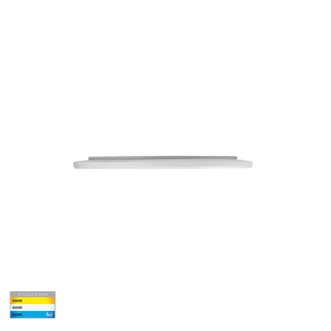Slim White 16w LED Ceiling Mounted Oyster Light - HV5876T-WHT
