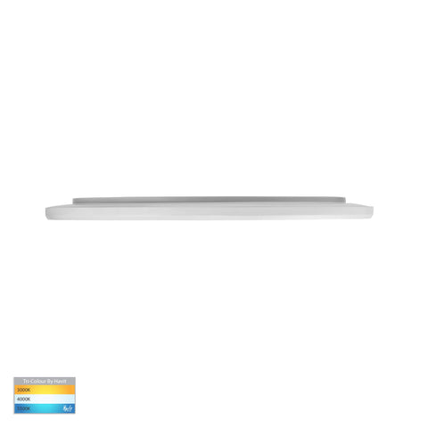 Slim White 30w LED Ceiling Mounted Oyster Light - HV5878T-WHT