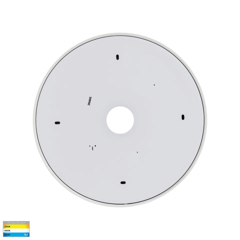 Nella White 20w Ceiling Mounted LED Oyster - HV5892T-WHT