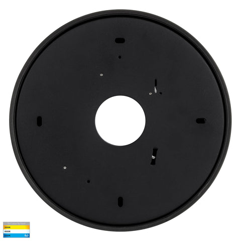 Nella Black 30w Ceiling Mounted LED Oyster - HV5893T-BLK