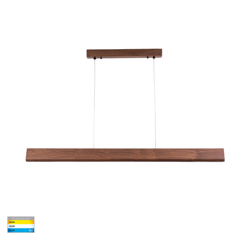 Opex Walnut Timber 1800mm Linear Pendant - HV6014T