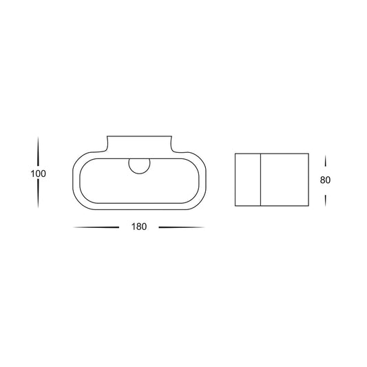 Concept LED Plaster Light - HV8027W