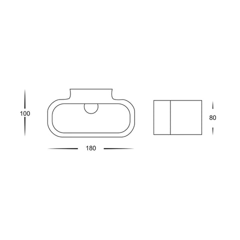 Concept LED Plaster Light - HV8027W