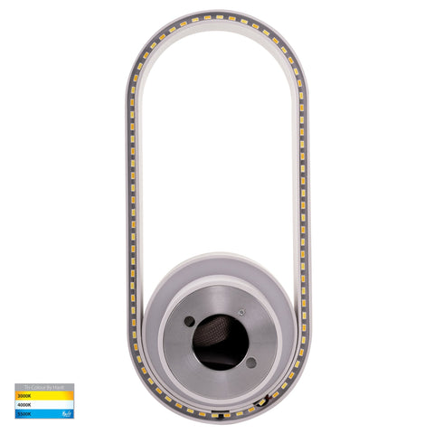 Ovale White Wall Light - HV8080T-WHT