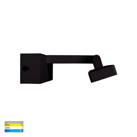 Vanita Black 1000mm Adjustable Wall Light - HV8104T-BLK