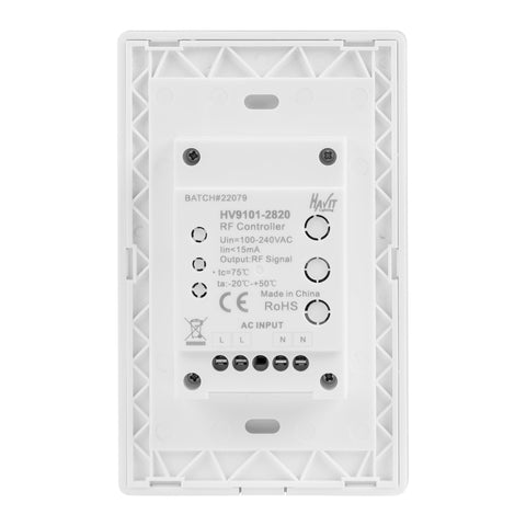 RGBC or RGBW LED Touch Panel - HV9101-2820