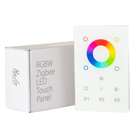 RGBW Zigbee LED Touch Panel - HV9101-ZB-RGBWTP