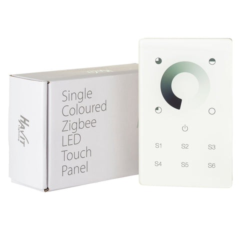 Single Coloured Zigbee LED Touch Panel - HV9101-ZB-SCTP