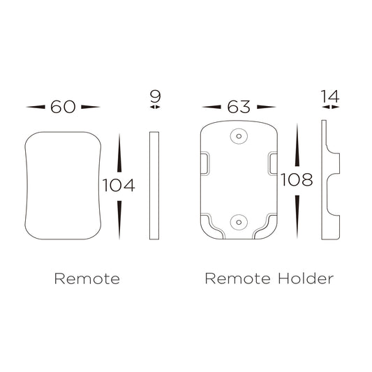 RGB SPI Remote Controller - HV9102-SPI-R9