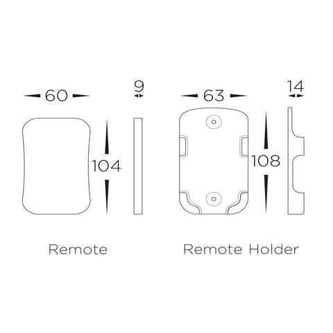 RGB SPI Remote Controller - HV9102-SPI-R9