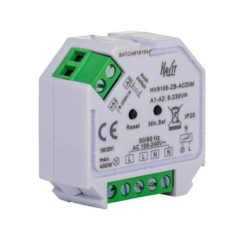 Zigbee Trailing edge dimmer - HV9105-ZB-ACDIM