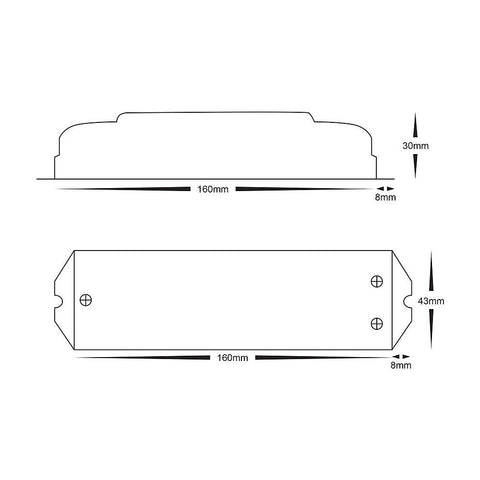 Dali RGBC or RGBW LED Strip Controller - HV9107-LT-404-5A