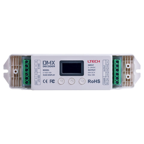 DMX RGB LED Strip Controller - HV9109-LT-823-6A