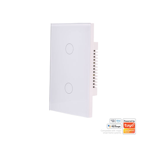 Havit Wifi Two Gang White Wall Switch - HV9110-2