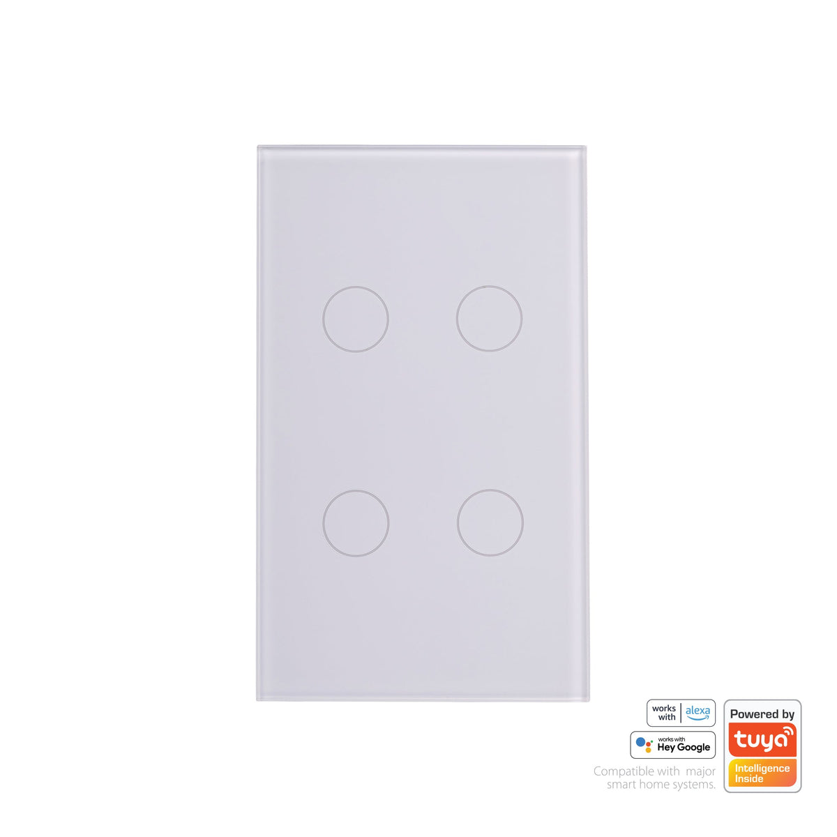 Wifi Four Gang White Wall Swit - HV9110-4