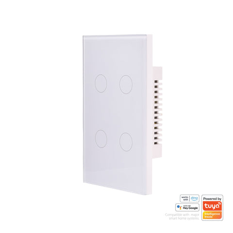 Wifi Four Gang White Wall Swit - HV9110-4
