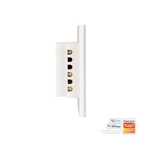 Wifi Single Gang White Dimmer Wall Switch - HV9111