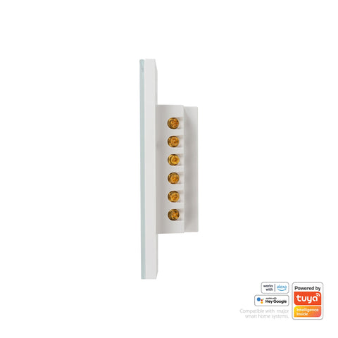White Wifi Fan with Light Controller - HV9116
