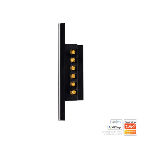 Wifi 4 Gang Black Wall Switch - HV9210-4