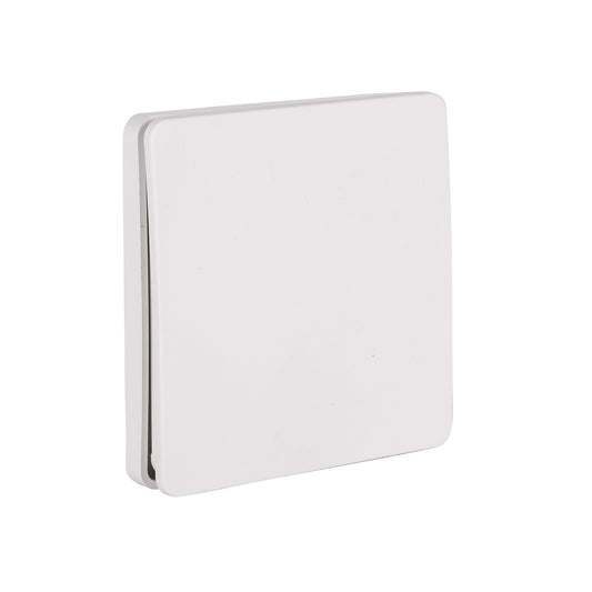 Single Gang White Wireless Self Powered Wall Switch - HV9261