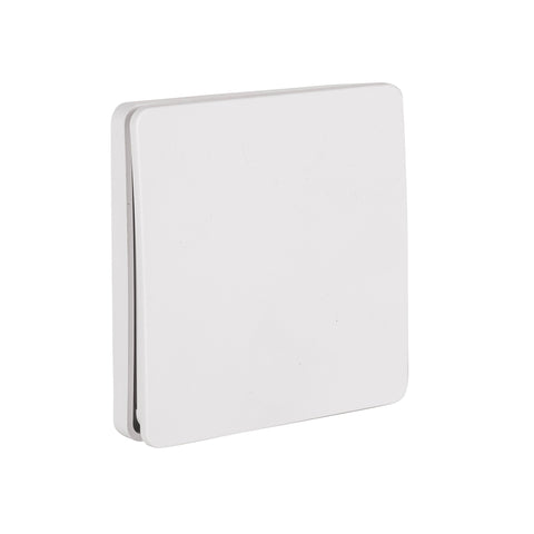 Single Gang White Wireless Self Powered Wall Switch - HV9261