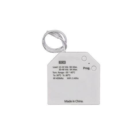 12-24v DC Two Channel RF + Push Dim Receiver - HV9272