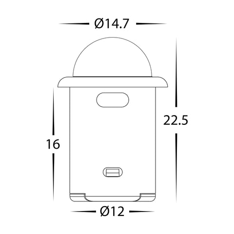 12-24v DC Black PIR Sensor - HV9284