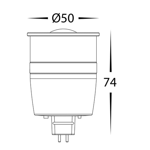 Adjustable Beam Angle & Wattage MR16 LED Globe - HV9501