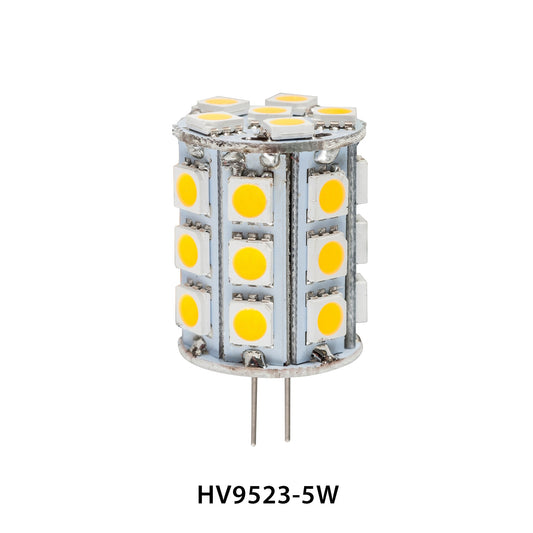5w G4 12v DC LED Bi Pin Globe - HV9523-5w