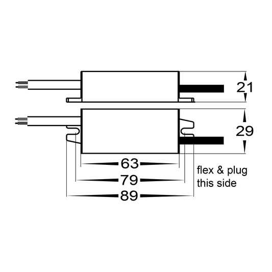 10w 12v DC Weatherproof LED Dr - HV9650S