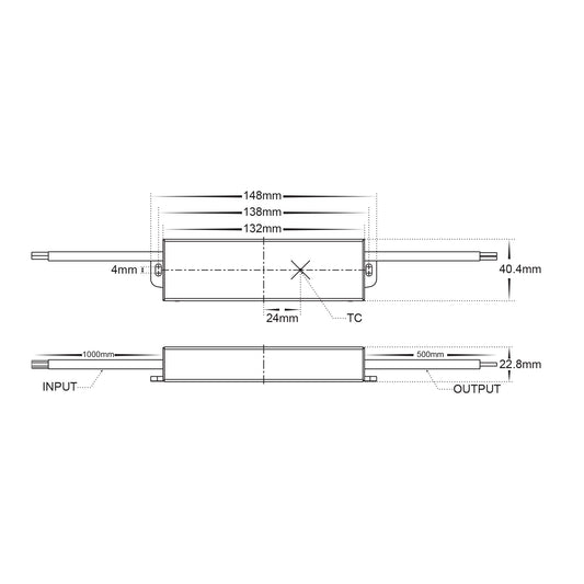 30w Weatherproof LED Driver - HV9652-24V