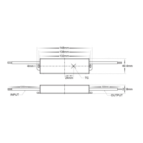 30w Weatherproof LED Driver - HV9652-24V