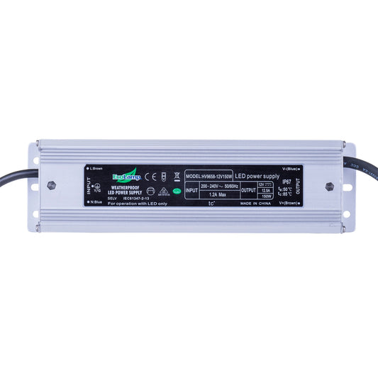 12vDC IP66HighPowerFactor 150W - HV9658-12V-150W