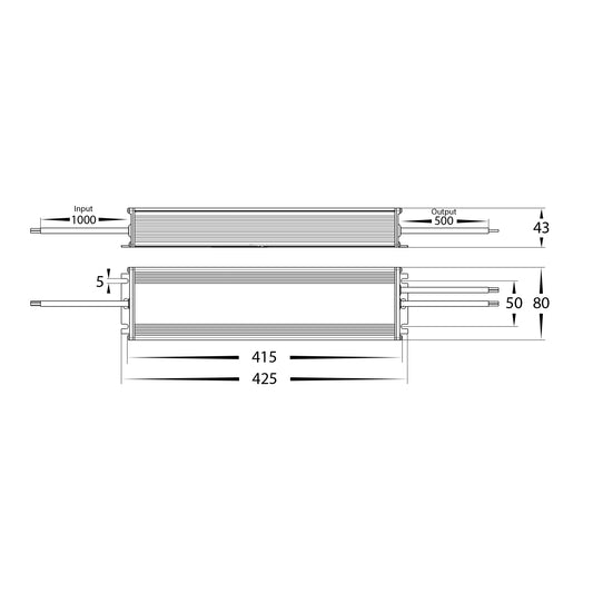480w Weatherproof LED Driver - HV9658-24V480W