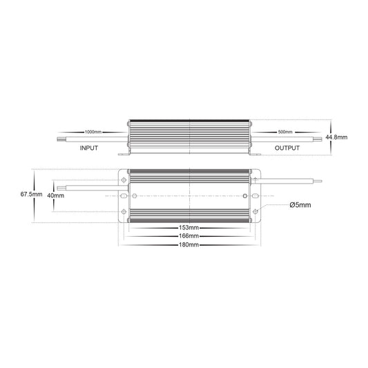 60w Weatherproof LED Driver - HV9658-12V60W