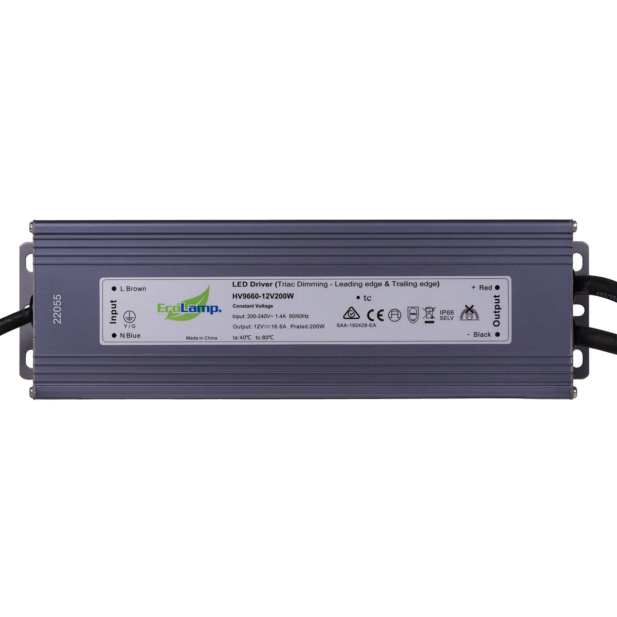 200W Weatherproof Dimmable LED Driver 24V - HV9660-24V200W