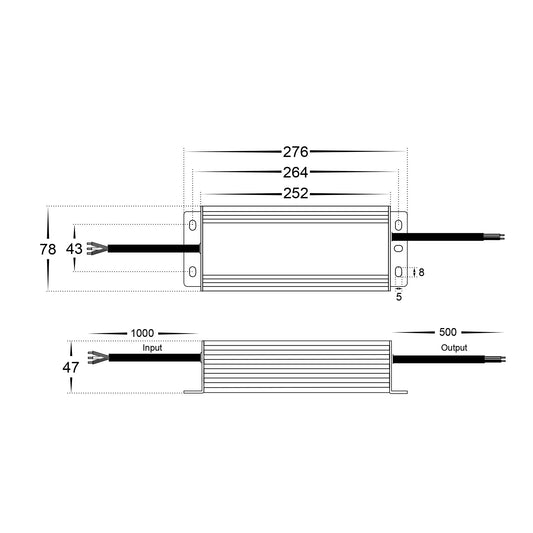 Triac Dimmable Weatherproof LE - HV9660-24V300W