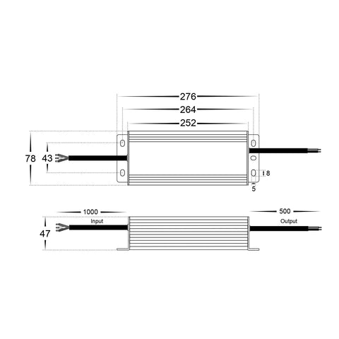 Triac Dimmable Weatherproof LE - HV9660-24V300W